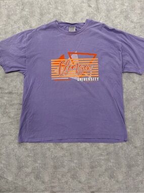 Clemson University Purple Graphic Tee
